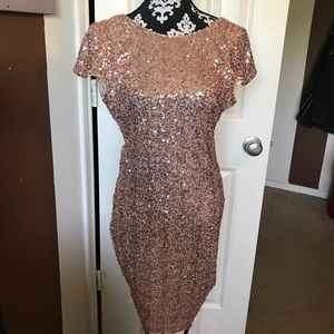 Rose Gold Belle Badgley & Mischka Dress